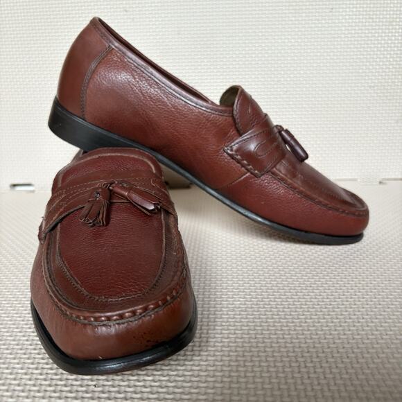 Florsheim Tassel Loafers Mens Size 9 Brown Leather Slip-on Dress Casual Shoes main image 5